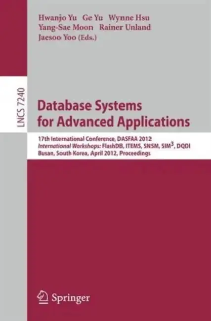 Cover of Database Systems for Advanced Applications