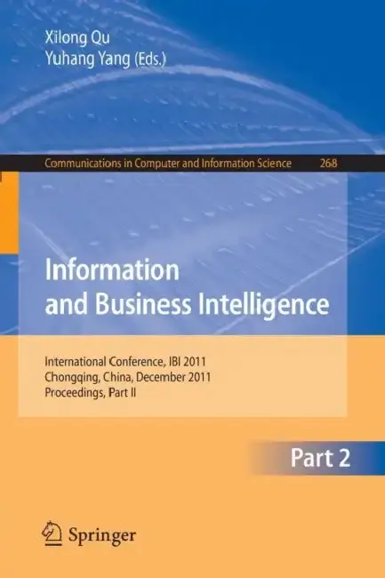 Cover of Information and Business Intelligence