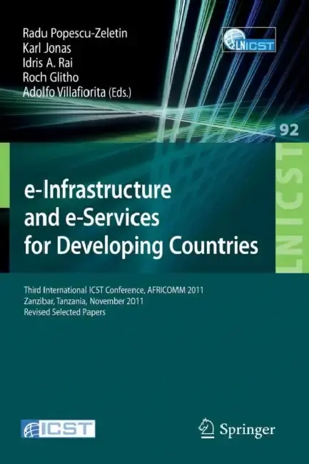 Cover of E-Infrastructure and E-Services for Developing Countries