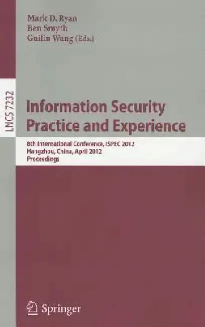 Cover of Information Security Practice and Experience