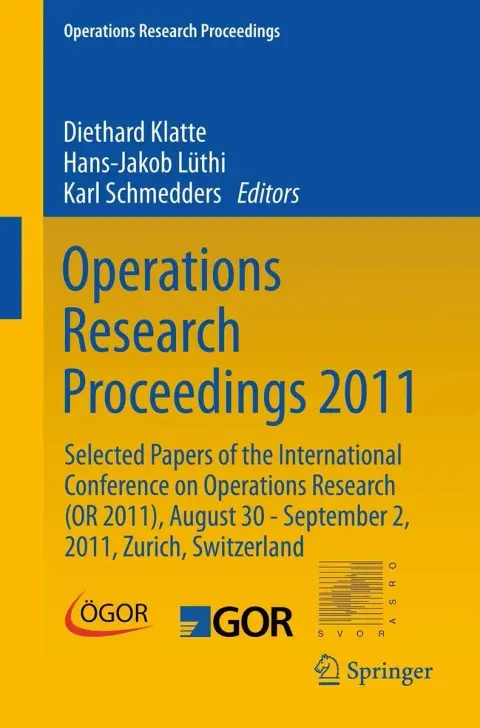Cover of Operations Research Proceedings 2011