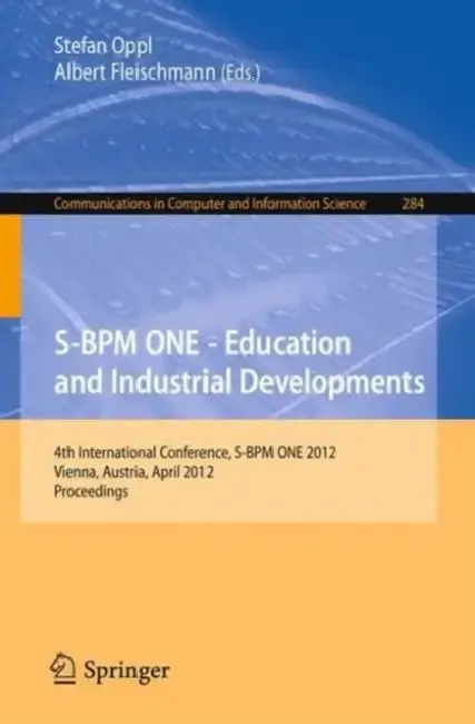 Cover of S-BPM One - Education and Industrial Developments