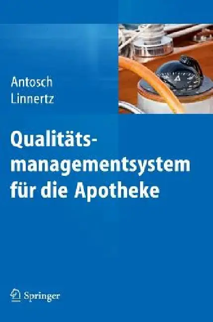 Cover of Qualitätsmanagementsystem Für Die Apotheke