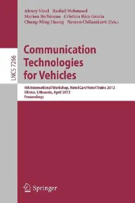 Cover of Communication Technologies for Vehicles