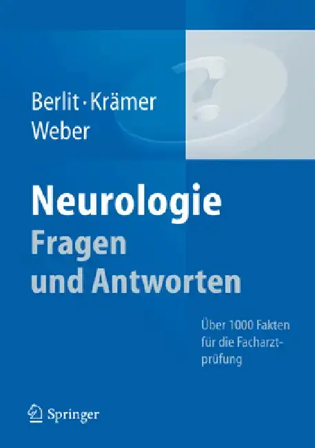 Cover of Neurologie Fragen Und Antworten