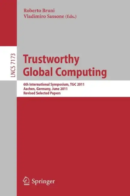 Cover of Trustworthy Global Computing