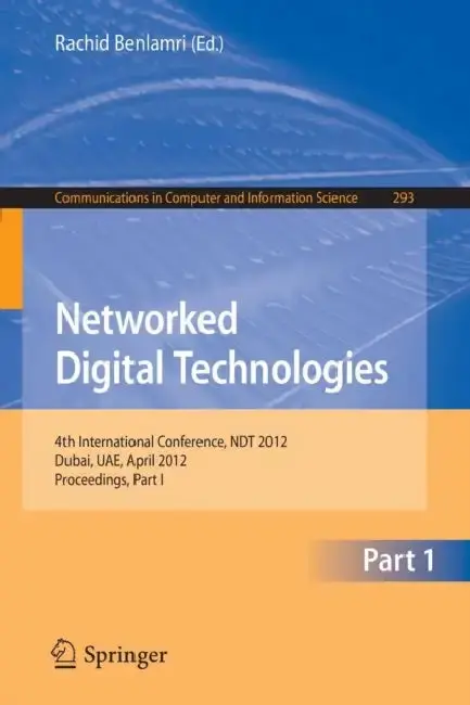 Cover of Networked Digital Technologies