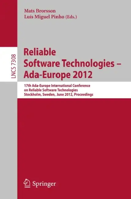 Cover of Reliable Software Technologies -- Ada-Europe 2012