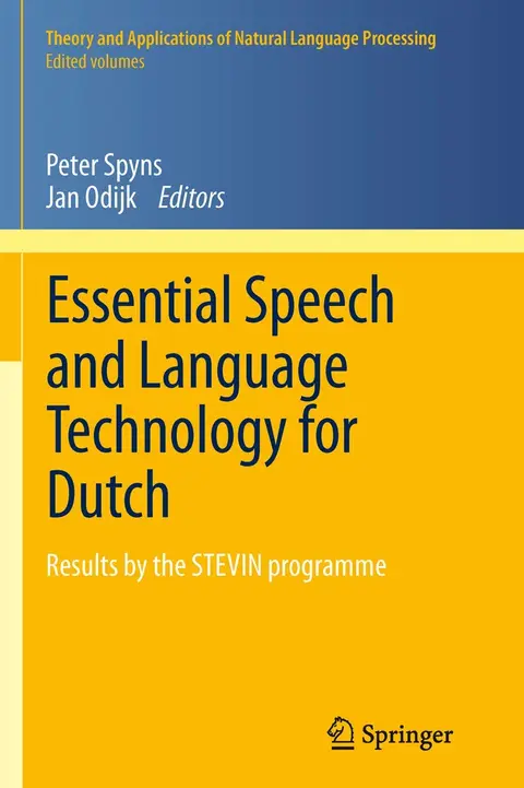 Cover of Essential Speech and Language Technology for Dutch