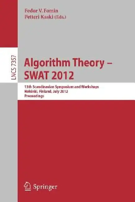 Cover of Algorithm Theory - SWAT 2012