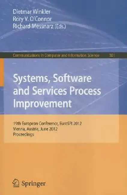 Cover of Systems, Software and Services Process Improvement