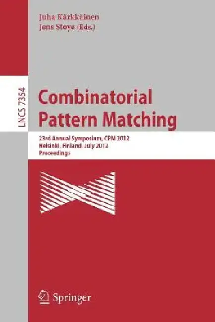 Cover of Combinatorial Pattern Matching