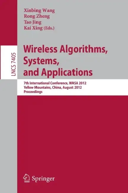 Cover of Wireless Algorithms, Systems, and Applications