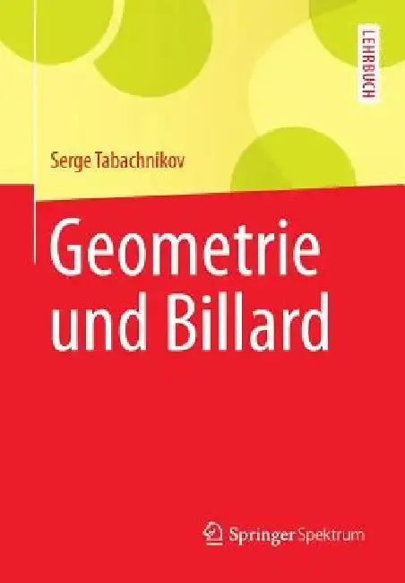 Cover of Geometrie Und Billard