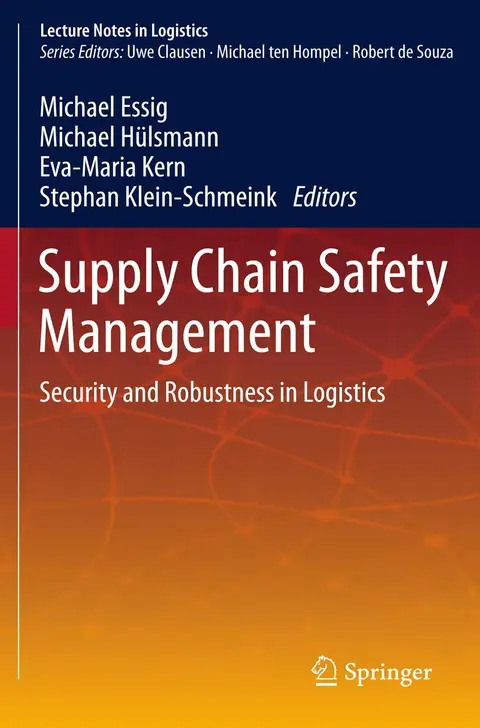 Cover of Supply Chain Safety Management