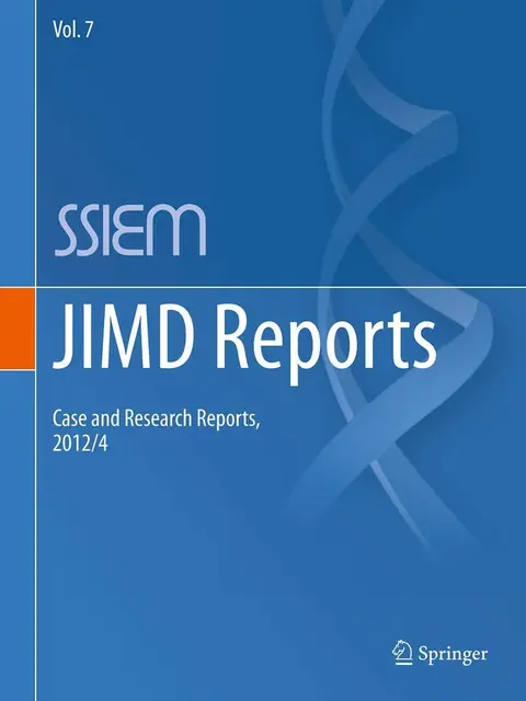 Cover of JIMD Reports - Case and Research Reports, 2012/4