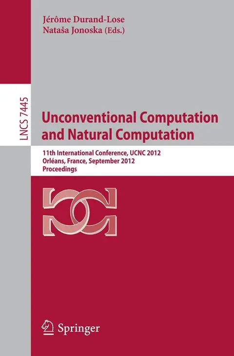 Cover of Unconventional Computation and Natural Computation