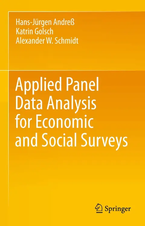 Cover of Applied Panel Data Analysis for Economic and Social Surveys