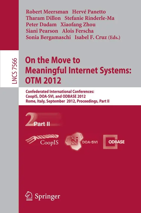 Cover of On the Move to Meaningful Internet Systems