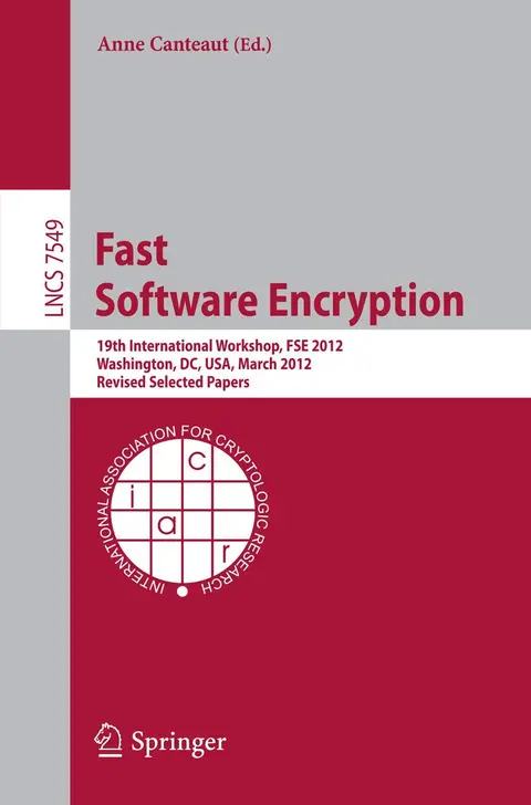 Cover of Fast Software Encryption
