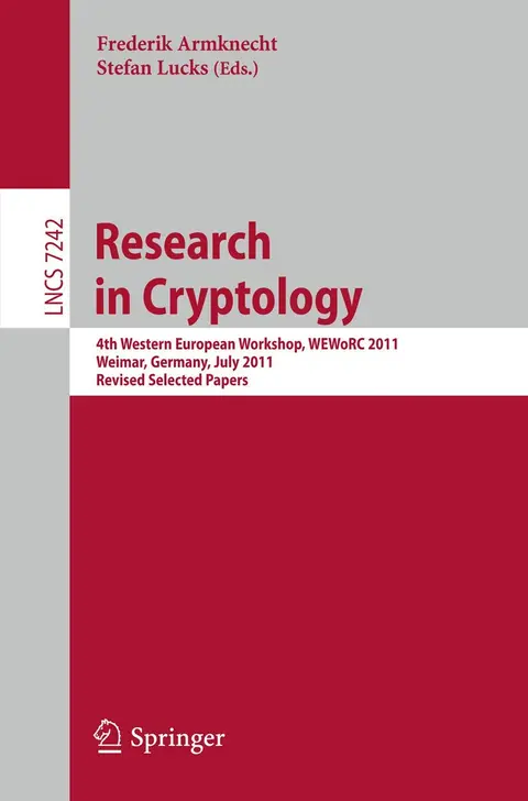 Cover of Research in Cryptology