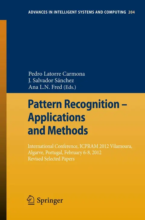 Cover of Pattern Recognition - Applications and Methods