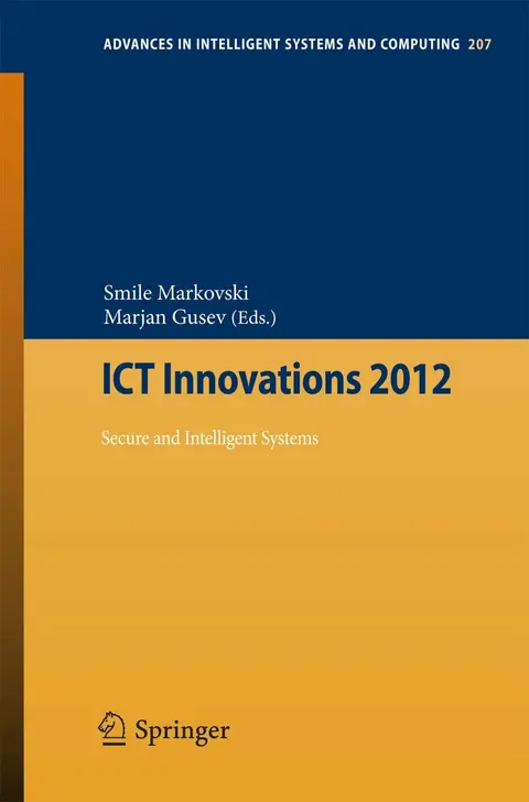 Cover of ICT Innovations 2012