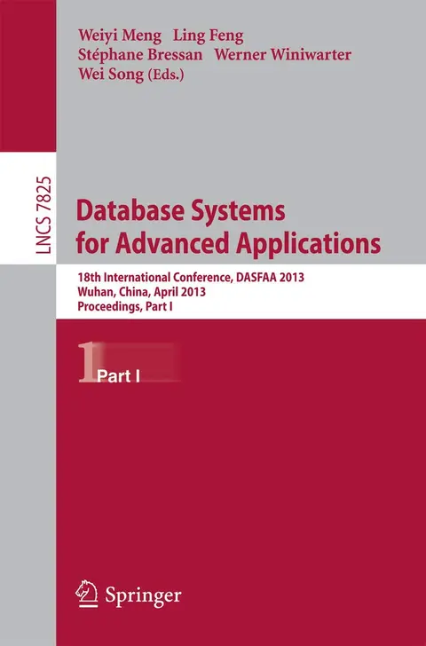 Cover of Database Systems for Advanced Applications
