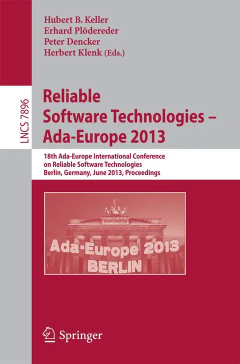 Cover of Reliable Software Technologies -- Ada-Europe 2013