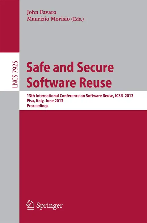 Cover of Safe and Secure Software Reuse