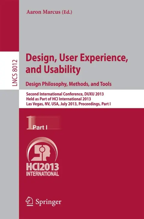 Cover of Design, User Experience, and Usability