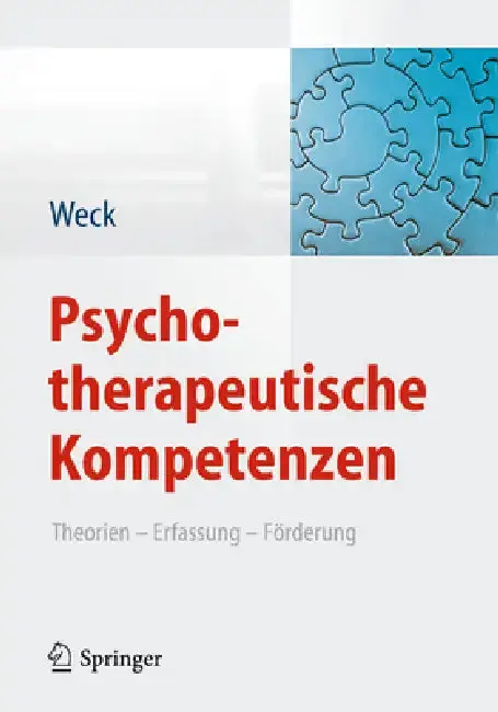 Cover of Psychotherapeutische Kompetenzen
