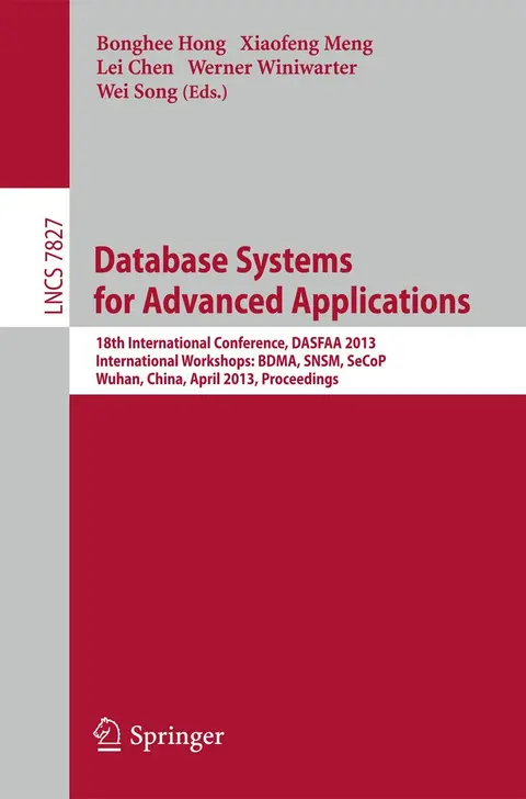 Cover of Database Systems for Advanced Applications