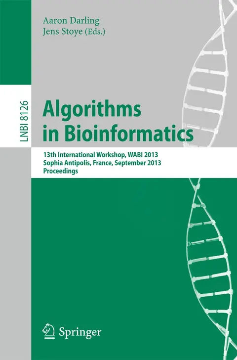 Cover of Algorithms in Bioinformatics