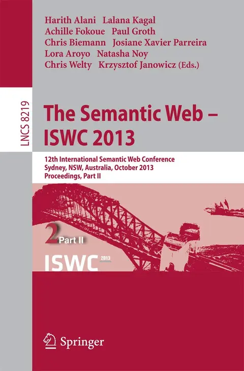 Cover of The Semantic Web - ISWC 2013