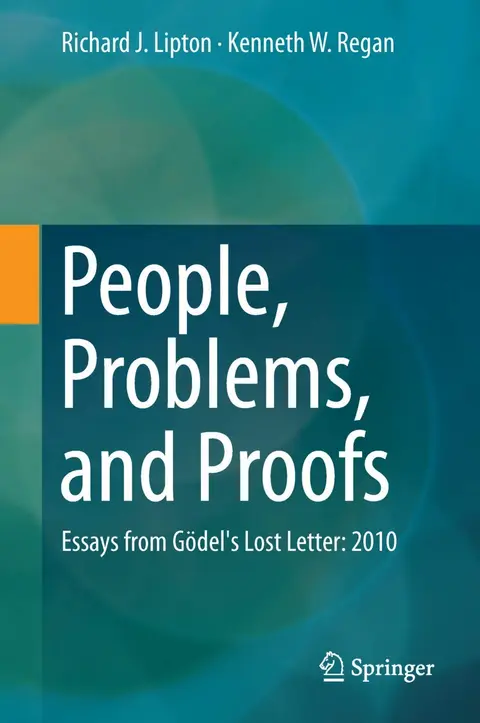 Cover of People, Problems and Proofs