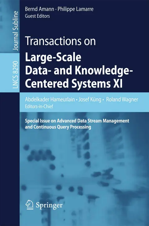 Cover of Transactions on Large-Scale Data- and Knowledge-Centered Systems XI