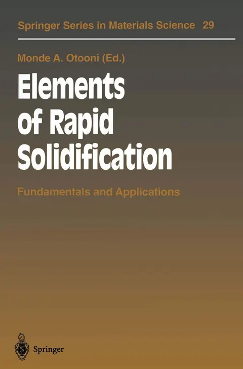 Cover of Elements of Rapid Solidification
