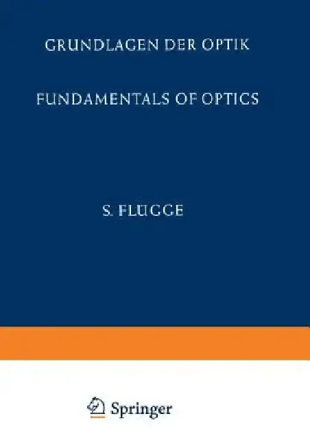 Cover of Grundlagen Der Optik / Fundamentals of Optics