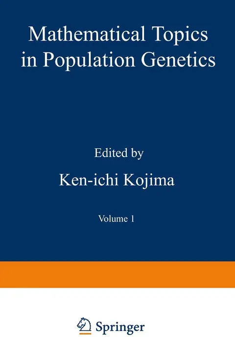 Cover of Mathematical Topics in Population Genetics