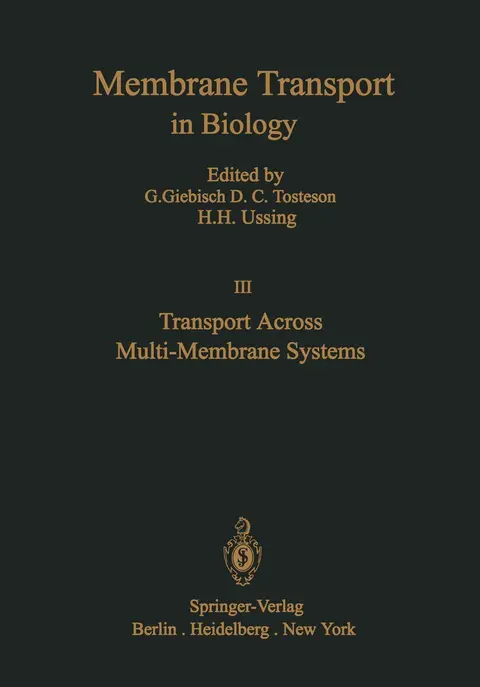 Cover of Transport Across Multi-Membrane Systems