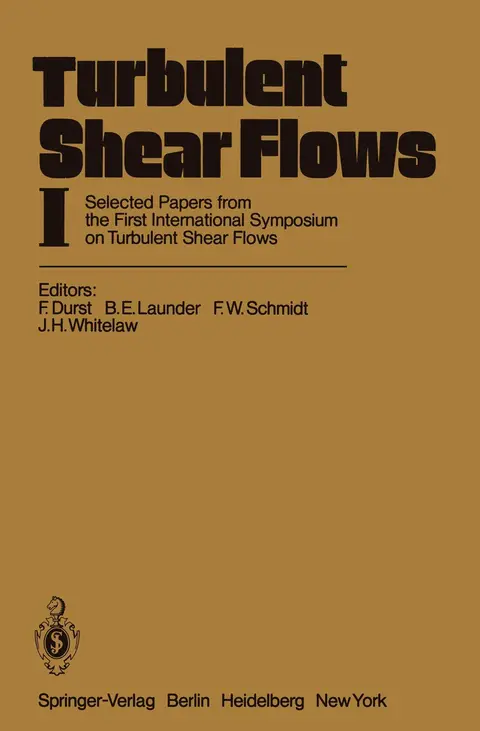 Cover of Turbulent Shear Flows I