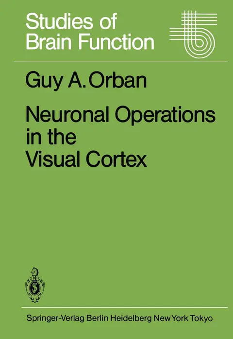 Cover of Neuronal Operations in the Visual Cortex