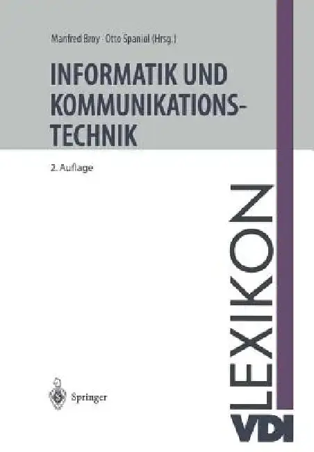 Cover of VDI-Lexikon Informatik Und Kommunikationstechnik