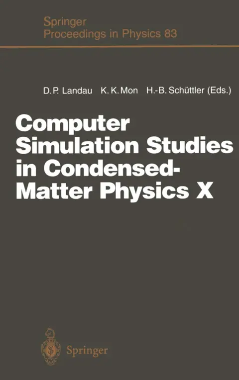 Cover of Computer Simulation Studies in Condensed-matter Physics X