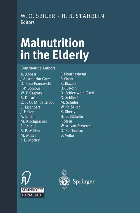 Cover of Malnutrition in the Elderly