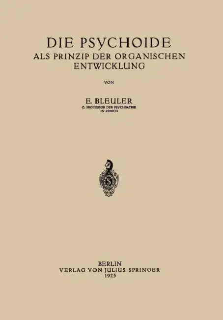 Cover of Die Psychoide