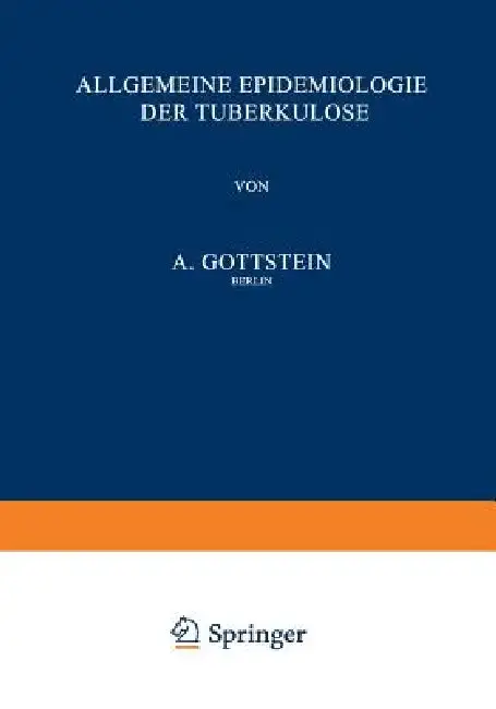 Cover of Allgemeine Epidemiologie Der Tuberkulose