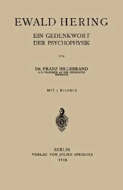Cover of Ewald Hering