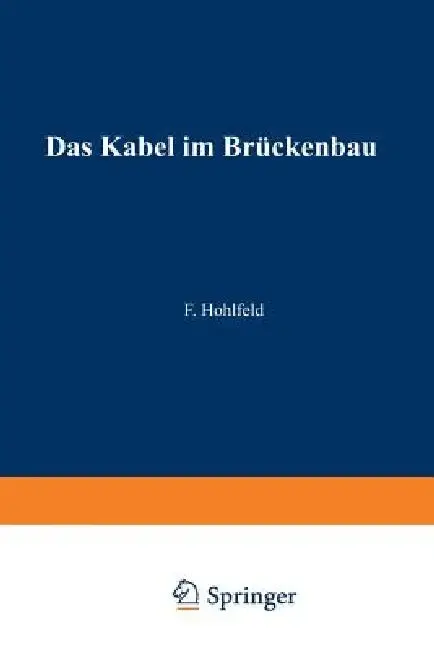 Cover of Das Kabel Im Brückenbau